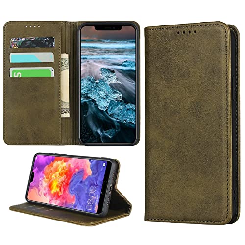 アイフォン 15 Pro Max ケース 手帳型 iphone 15 Pro Max スマホケース アイフォン 15 Pro Max スマホカバー iphone 15 Pro Max 携帯カバー内蔵マグネットPU皮革 財布型 カード収納 スタンド機能-グリーン