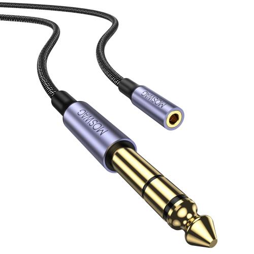 MOSWAG 6.35 mm1/4ˡ3.5 mm1/8˥إåɥե󥸥åץ10 FT/3 m 1/8᥹1/4...
