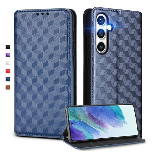 UnivoColors Galaxy A55 5G(SC-53E/SCG27) 手帳型ケース 高級合皮 カード収納 マグネット開閉 スタンド機能 ストラップホール付き TPUソフトバンパー 全面保護 カメラ保護 衝撃吸収 ビジネス おしゃれ カバー(ブルー) UnivoColors Galaxy A55 5G(SC-53E/SCG27) 手帳型ケース 高級合皮 カード収納 マグネット開閉 スタンド機能 ストラップホール付き TPUソフトバンパー 全面保護 カメラ保護 衝撃吸収 ビジネス おしゃれ カバー(ブルー)