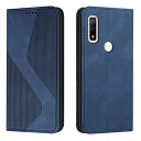 LODROC arrows we f-51b ケース 手帳型 fcg01 財布型 カバー Fujitsu用 ArrowsWe 手帳型ケース LODROC スマホケース アローズ WE F-51B ケース スタンド機能 カードポケット収納 耐衝撃 F-51B docomo FCG01 au SoftBank ケース 手帳型 - 青