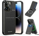 JCGOOD iPhone 14 Pro Max ケース MagSafe対応 いphone14 ProMax ケース マグセーフ ワイヤレス充電対応 カード収納 アイフォン14 プロマックス カバー スタンド機能 財布型 背面カード入れ 革 レザー スマホケース 耐衝撃保護 携帯ケース アイホン14 プロ マックス 6.7 イン