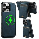 JCGOOD iPhone 16 Pro Max ケース MagSafe対応 いphone16 Pro Max ケース 背面magsafe カード ケース付き 分離式 マグセーフ ワイヤレス充電対応 カード収納 アイフォン16 プロマックス カバー スタンド機能 背面カード入れ 革 レザー スマホケース 耐衝撃保護 携帯ケース ア