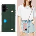 Cavor iPhone16スマホ ケース手帳型 肩掛け 首かけ 斜めがけ ショルダー ケースiPhone16ショルダー ケース iPhone16財布型 ケース iPhone16ケースカード収納 アイフォ