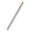 Cleqee スクエア エンドミル 刃径4mm × 刃長16mm × 全長100mm × 軸径4mm 4枚刃 TiAlNコート 超硬 スクエア エンドミル 加工...