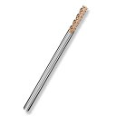 Cleqee スクエア エンドミル 刃径4mm × 刃長12mm × 全長75mm × 軸径4mm 4枚刃 TiAlNコート 超硬 スクエア エンドミル 加工用...