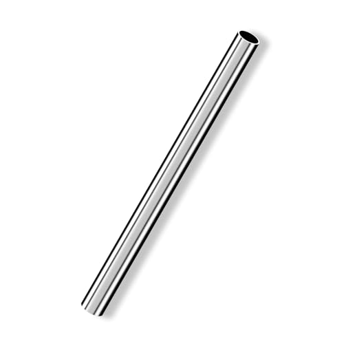 乐天商城 - Cleqee 丸管 丸いチューブ ストレートパイプ 304ステンレス製 シームなしDIYクラフト用 外径9mm 壁厚さ1mm 長さ250 mm