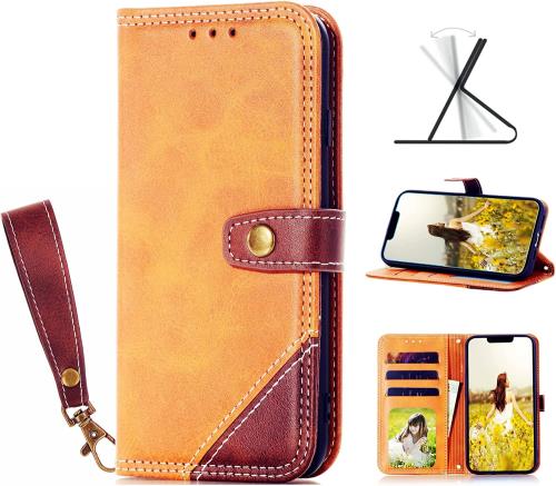 Basio Active3 ケース手帳型 京セラ ベイシオアクティブ3 ケース カード入れ収納 スタンド機能 マグネット式 Basio Active3 スマホケース 携帯カバー 財布型 (Basio Active3, ブラウン)