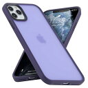 COSOIK iPhone 11 Pro max 用 ケース 耐衝撃 滑り止め 指紋防止 米軍MIL規格 マット仕上げ ストラップホール付き SGS認証 黄変防止 耐久性 カバー ワイヤレス充電対応 アイフォン 11 Pro max 用 6.5 インチ ケース パープル