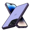 COSOIK iPhone 14 Pro max 用 ケース 耐衝撃 滑り止め 指紋防止 米軍MIL規格 マット仕上げ ストラップホール付き SGS認証 黄変防止 耐久性 カバー ワイヤレス充電対応 アイフォン 14 Pro max 用 6.7 インチ ケース パープル