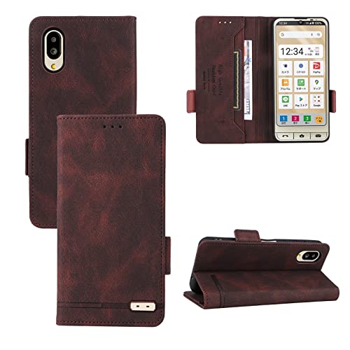 シンプルスマホ6 ケース 手帳型 BASIO active SHG09 カバー Sharp Simple Sumaho 6 A201SH 液晶保護フィルムストラップ 同梱 Basio active2 スマホケース シャープ SHG12 手帳ケース タンド機能 カードポケット収納 耐衝撃 sumaho6 携帯ケース つや消し 磁石内蔵 (ブラウン) シンプルスマホ6 ケース 手帳型 BASIO active SHG09 カバー Sharp Simple Sumaho 6 A201SH 液晶保護フィルムストラップ 同梱 Basio active2 スマホケース シャープ SHG12 手帳ケース タンド機能 カードポケット収納 耐衝撃 sumaho6 携帯ケース つや消し 磁石内蔵 (ブラウン)