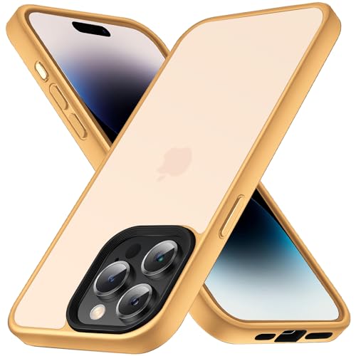 COSOIK iPhone 15 Pro 用 ケース 半透明 衝撃吸収 米軍MIL規格取得 マット感 黄ばみなし レンズ全面保護 耐衝撃ストラップホール付き 6.1インチ アイフォン 15 Pro用カバーラネ オレンジ COSOIK iPhone 15 Pro 用 ケース 半透明 衝撃吸収 米軍MIL規格取得 マット感 黄ばみなし レンズ全面保護 耐衝撃ストラップホール付き 6.1インチ アイフォン 15 Pro用カバーラネ オレンジ