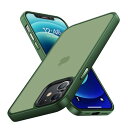 COSOIK iPhone 12 /iPhone 12 Pro 用 ケース 耐衝撃 滑り止め 指紋防止 米軍MIL規格 マット仕上げ ストラップホール付き SGS認証 黄変防止 耐久性 カバー ワイヤレス充電対応 アイフォン いphone 12/12pro 用 6.1 インチ ケース グリーン