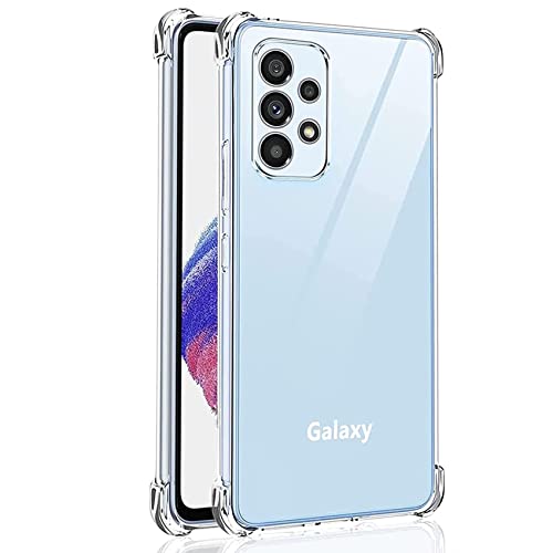 Rakuten - Galaxy A53 5G 用 ケース ギャラクシー a53 対応 カバー ソフト クリア TPU SC-53C SCG15 バンパー 透明 衝撃吸収ポケット内蔵 耐衝撃 SMPURF SPCA53