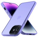 COSOIK iPhone 12 /iPhone 12 Pro 用 ケース 耐衝撃 滑り止め 指紋防止 米軍MIL規格 マット仕上げ ストラップホール付き SGS認証 黄変防止 耐久性 カバー ワイヤレス充電対応 アイフォン いphone 12/12pro 用 6.1 インチ ケース ライトパープル