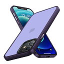 COSOIK iPhone 12 /iPhone 12 Pro 用 ケース 耐衝撃 滑り止め 指紋防止 米軍MIL規格 マット仕上げ ストラップホール付き SGS認証 黄変防止 耐久性 カバー ワイヤレス充電対応 アイフォン いphone 12/12pro 用 6.1 インチ ケース ダークパープル