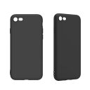 iPhone SE 第3世代 第2世代 ケース 耐衝撃 シリコン iPhone8 iPhone7 滑り止め 軽量 薄型 TPU 柔軟 米軍MIL規格 ストラップホール付き ワイヤレス充電対応 4.7 インチ スマホケース EUMADOVE (フロストシェル・ブラッ)