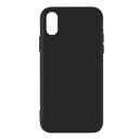 iPhone XS ケース 耐衝撃 シリコン 滑り止め 軽量 薄型 柔軟 TPU 米軍MIL規格 ストラップホール付き ワイヤレス充電対応 スマホケース EUMADOVE (フロストシェル・ブラック, iPhone XS)