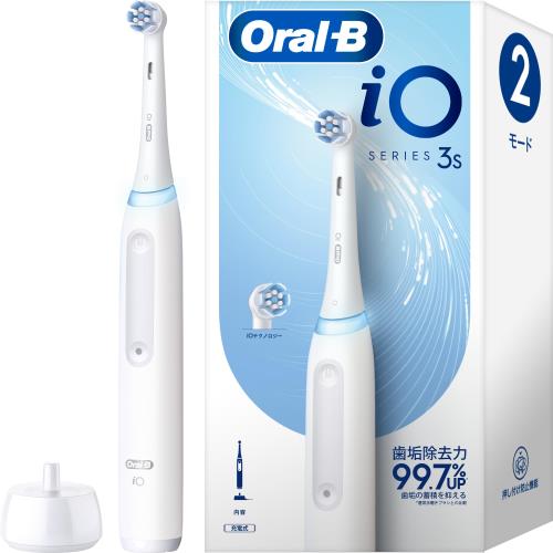 ブラウン 電動歯ブラシ オーラルB iO3S iOG3.1C6.0 WT_Hクワイトホワイト