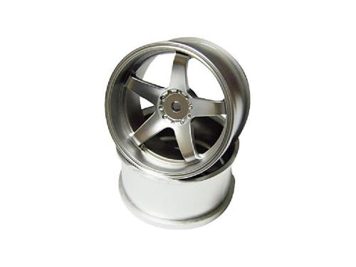 TOP LINE Nモデルver.2 (ホイル幅28mm3mmハブ対応) オフセット4 マットシルバー TDW-041MS