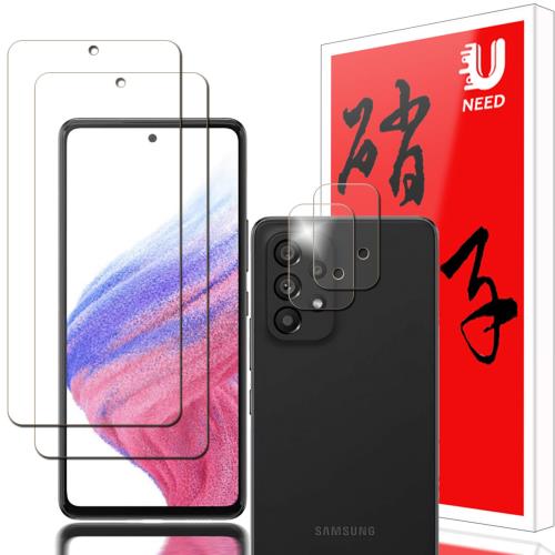 2+2祻UNEED Galaxy A53 5G ѤΥ饹ե2+ե2SC-53C/SCG15 Ѥ ե վݸե...