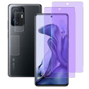 ブルーライトカット 93% 2+2枚セット Wekrsu 国産旭硝子素材 強化ガラス 対応 Xiaomi 11T / 11T Pro ガラスフィルム (2枚入り...