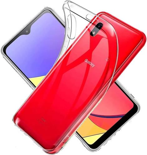 UNEEDGalaxy A21 SC-42A 用の スマホケース Galaxy A20 SC-02M SCV46 用の カバー TPU 超薄型 全面保護 ケース ソフト ケース クリア シリコン 透明 クリア ケース 耐衝撃 TPU ケース 擦り傷防止吸収柔らかい手触り