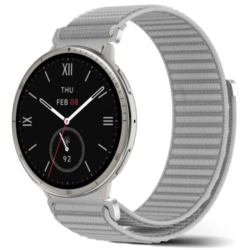 [SeGinn] Amazfit Active 2 Square/Active2/Active/GTS 4 Mini/GTS 4 対応 バンド ベルクロデザイン ナイロン製 20MM 交換バンド 弾力..