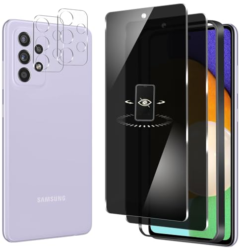 乐天商城 - 2+2枚galaxy a52 5g 保護フィルム 180°覗き見防止 ギャラクシーa52 ガラスフィルム のぞき見防止 硬度9H sc53b フィルム 飛散防止 撥水撥油 指紋防止 気泡ゼロ 自動吸着 galaxya52 用の フィルム