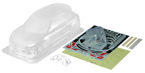タミヤ(TAMIYA) RCスペアパーツ No.1652 1/10RC スズキ スイフトスポーツ スペアボディセット 未塗装クリア 51652