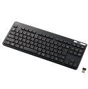 エレコム ワイヤレスキーボード TK-FDM109TKBK 薄型 メン...(2)
