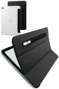 エレコム iPad 10.9 第10世代 (2022年) ケース カバー フラップケース Apple Pencil収納 背面クリア ソフトレザー素材 オートスリープ/ウェイク対応 ブラック TB-A22RWVFPBK