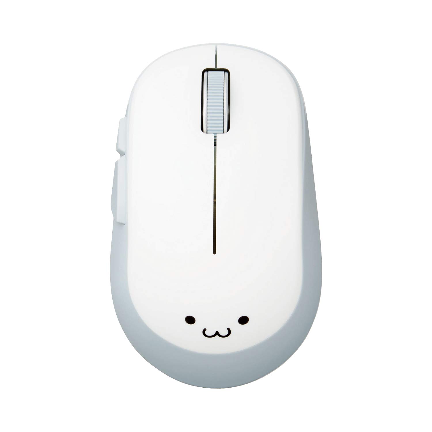 Optical Mouse - エレコム マウス ワイヤレス (レシーバー付属) Mサイズ 5ボタン (戻る・進むボタン搭載) BlueLED EPRIM ホワイト M-DY13DBXWH
