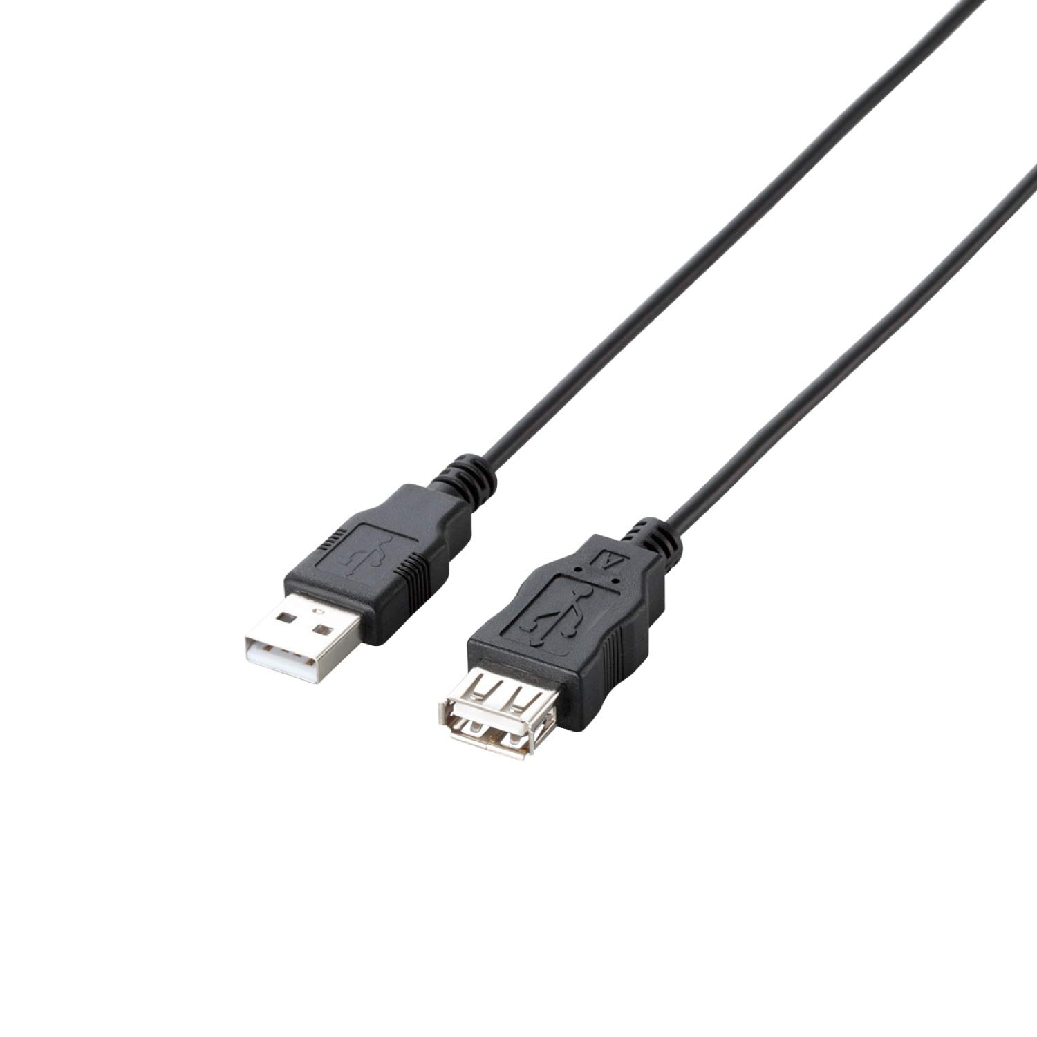 2010ǯǥ륨쥳 RoHSĶθѥå USBĹ֥ USB2.0 A-A᥹ 1.5m ֥å U2C-JE15BK