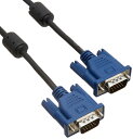 エレコム ディスプレイケーブル D-Sub15ピン VGA-VGA 15m スリム RoHs対応 ブラック CAC-L15BK/RS(2)