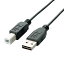 쥳 USB֥ B USB2.0 (USB A  to USB B ) С֥륳ͥ 2.5m ֥å U2C-DB25BK
