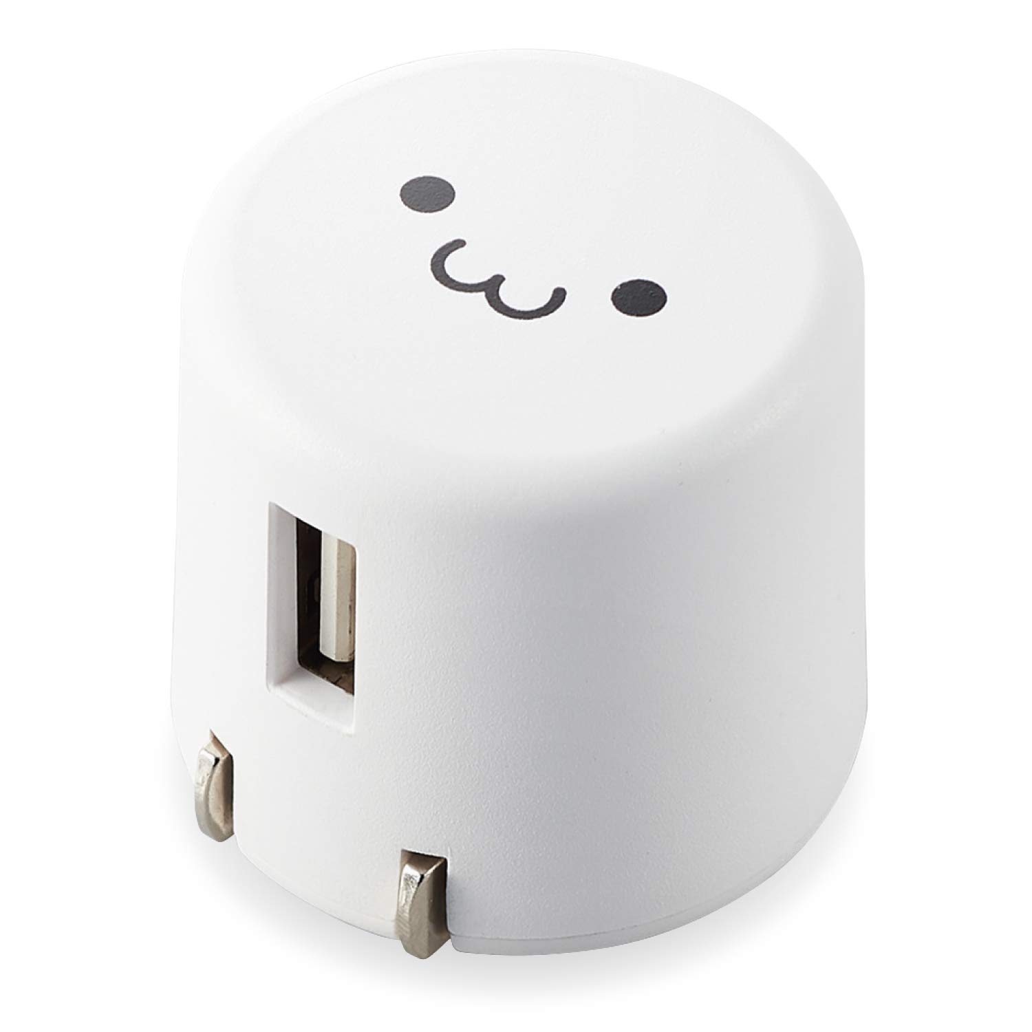 エレコム USB コンセント 充電器 9W USB-A×1 iPhone (iPhone13シリーズ対応) / Android/タブレット 対応 ホワイトフェイス MPA-ACU08WF