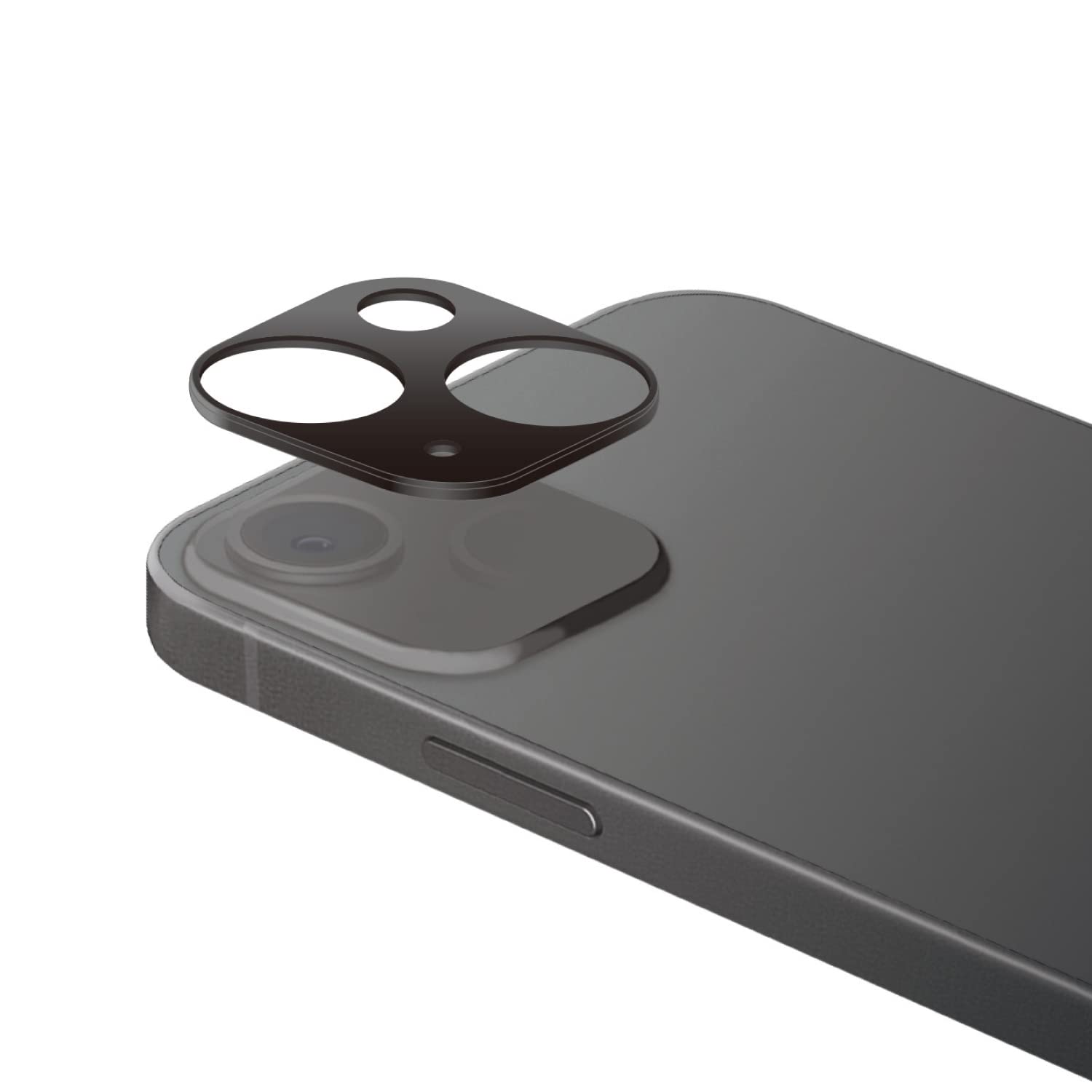 쥳 iPhone 13 / 13 mini 󥺥С ϥ֥å ߥե졼 ֥å PM-A21BFLLP3BK