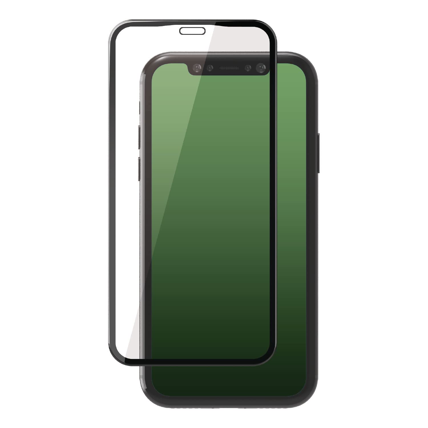 쥳 iPhone 11 Pro max/iPhone XS Max 饹 ե ݸ [3DPETե졼Ѥǳѳɻ]  ֥...