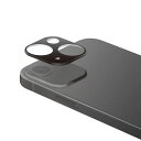 エレコム iPhone 13 / 13 mini カメラレンズカバー ガラス ブラック PM-A21BFLLP1BK