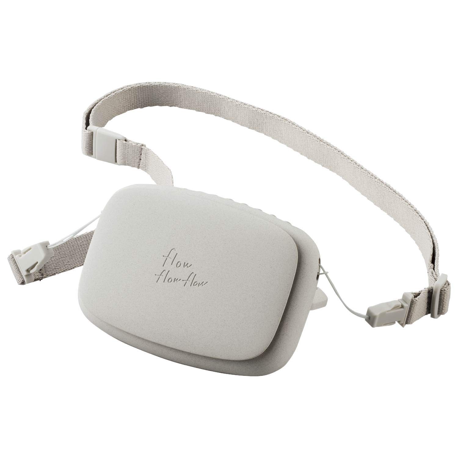 2021年モデルエレコム USB扇風機 「flow flow flow」 FAN-U216WH 充電式 ハンズフリー 3段階風量調節 ネックストラップ・クリップ付 卓上用スタンド ホワイト