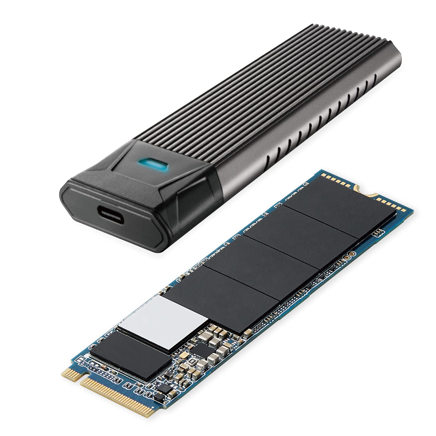 Usb Storage Media - エレコム 内蔵SSD 512GB M.2 2280 PCIe接続 HDDケース付 データ移行ソフト HD革命 Copy Drive Lite付 ESD-IM20512G
