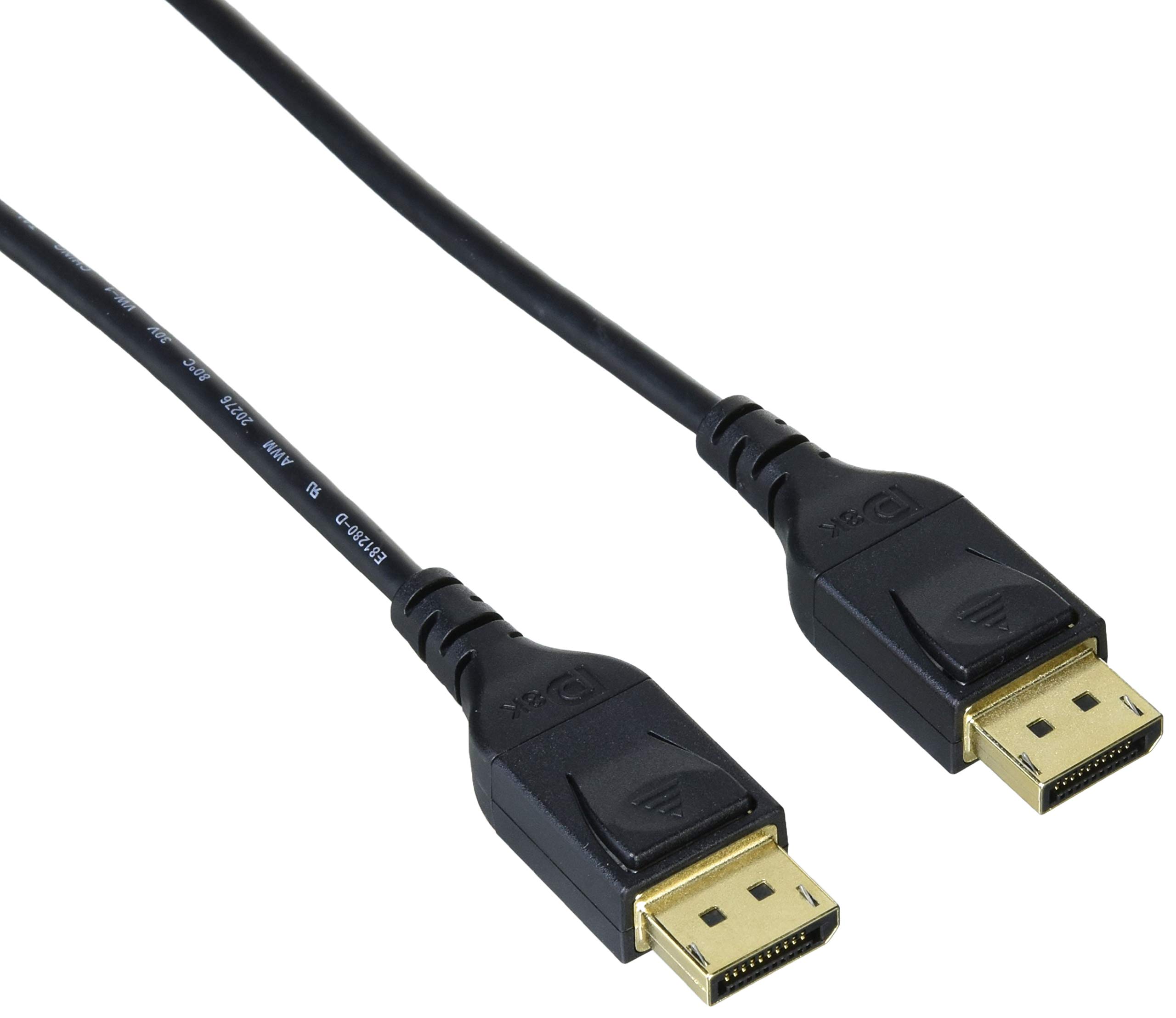 エレコム ディスプレイポートケーブル 1m4K8K対応DisplayPort to DisplayPort ver1.4 CAC-DP1410BK
