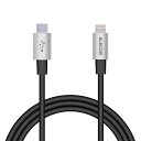 エレコム Type-C to Lightningケーブル (USB PD対応) ライトニング iPhone 充電ケーブル 準高耐久 iPhone 13 / 12 / SE (第2世代) 対応 Apple認証品 1m グレー MPA-CLPS10GY(2)