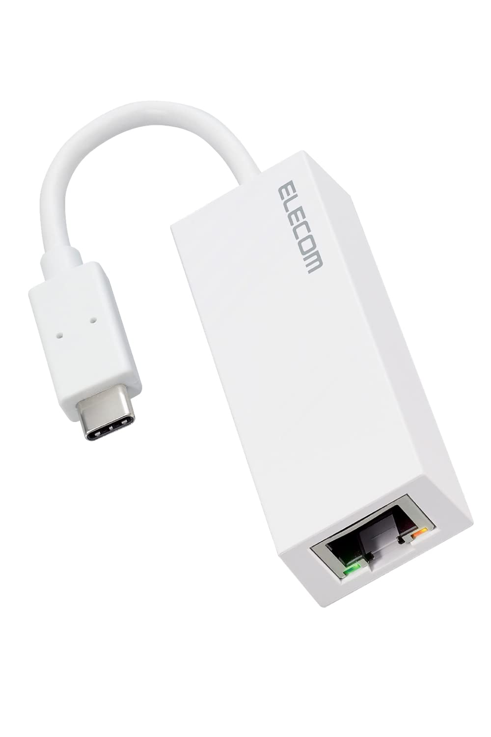 エレコム 有線LANアダプター USB-C 1Gbps ギガビットイーサネット USB3.2(Gen1) Windows Mac 対応 ホワイト EDC-GUC3V2-W
