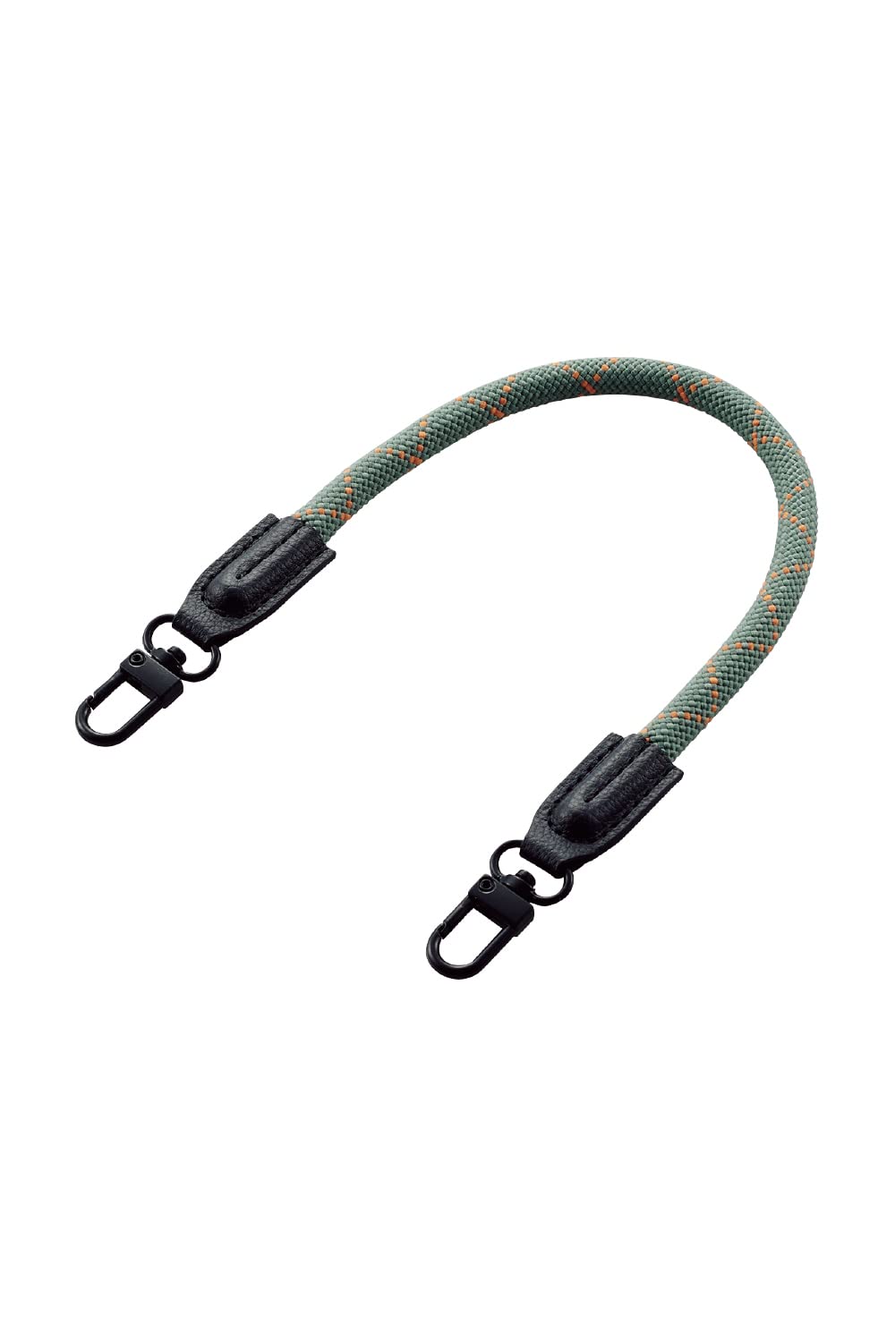 エレコム スマホ ハンドストラップ 丸紐 8mm ストラップシート別売り 落下防止 太め オリーブグリーン P-STCAHR08GN