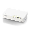 エレコム スイッチングハブ ギガビット 5ポート マグネット付 電源内蔵 ホワイト EHC-G05PN4-JW