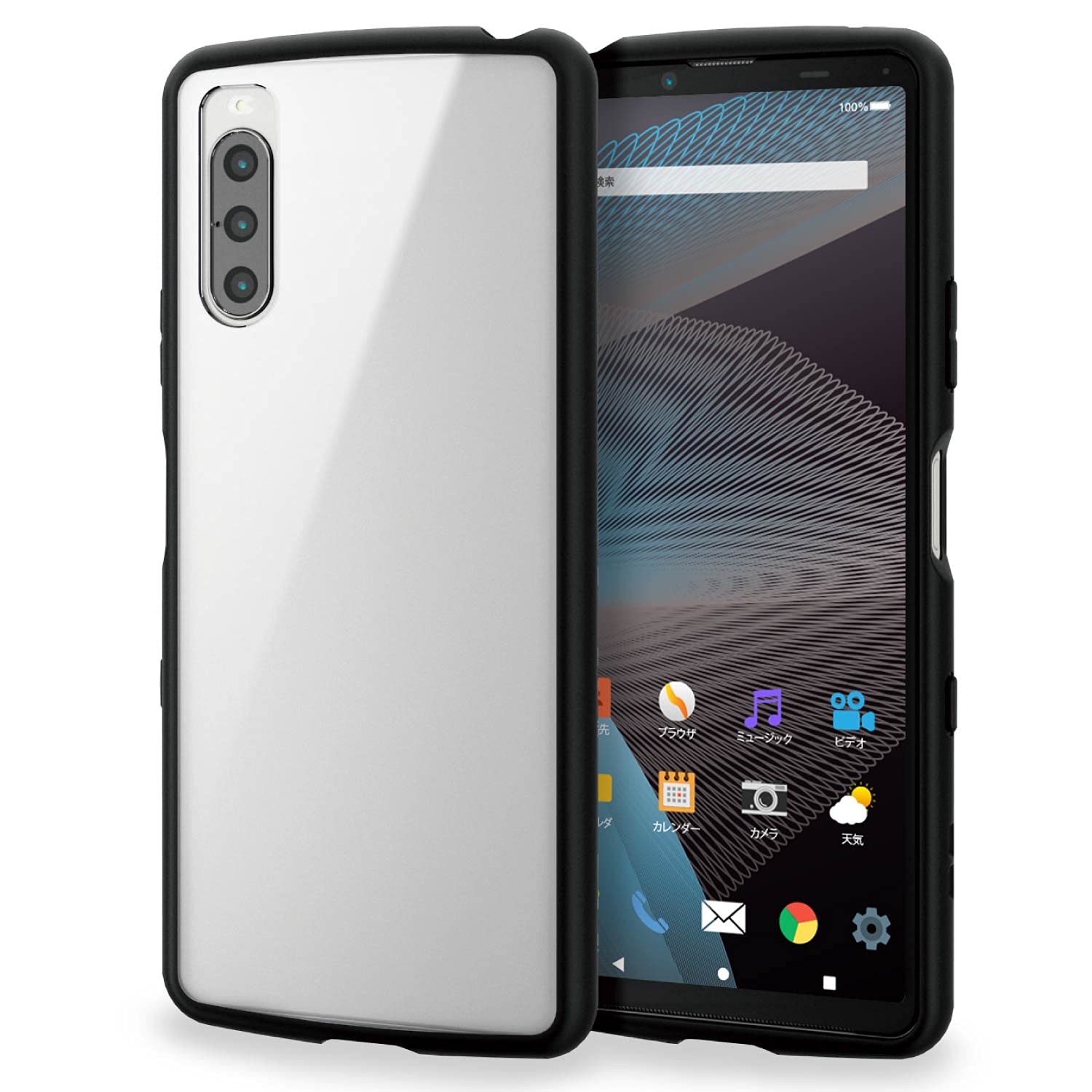 쥳 Xperia 10 III ϥ֥åɥ TOUGH SLIM LITE ե졼५顼 ֥å PM-X213TSLFCBK