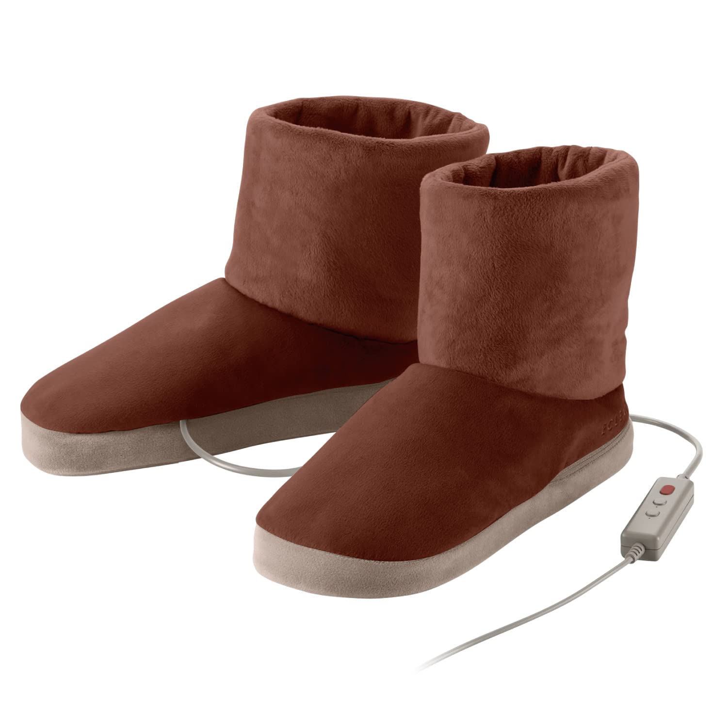 エレコム エクリアwarm フットマッサージャー 3type振動モード 温感 収納袋付き モーヴブラウン HCM-WM..