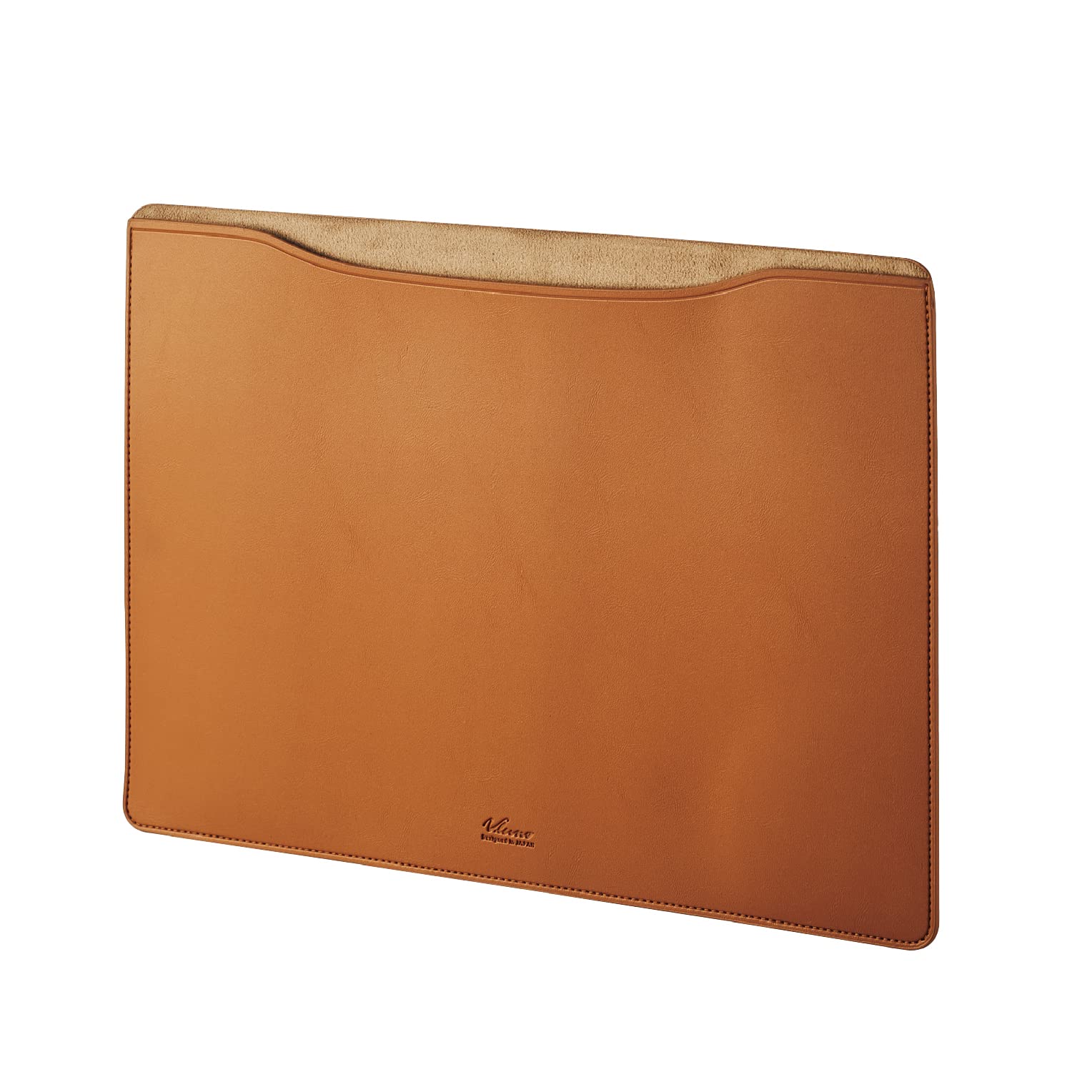 エレコム パソコンケース MacBook Pro 16.2インチ(2021/2019年発売モデル)対応 スリム スリーブタイプ ソフトレザー キャメル BM-IBSVM2116CA