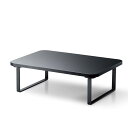 エレコム モニター台 モニタースタンド ディスプレイ 台 〜27インチディスプレイ 高さ12cm 耐荷重 10kg 幅38cm×奥行26cm ブラック PCA-DPSW3812BK(2)